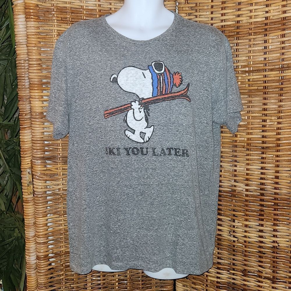 Snoopy Peanuts Ski You Later T-shirt XL